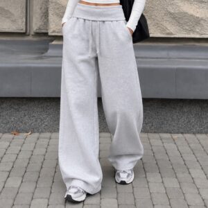 Pantalon Wide Leg Femme